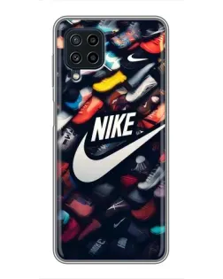 Чехол для Samsung Galaxy A22 с картинкой «Коллекция кроссовок Nike» Чехол для Samsung Galaxy A22 с картинкой «Коллекция кроссовок Nike»