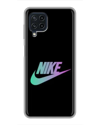 Чехол для Samsung Galaxy A22 с картинкой «Nike — городская ночь»