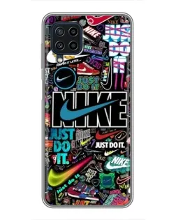 Чехол для Samsung Galaxy A22 с картинкой «Яркий коллаж Nike» Чехол для Samsung Galaxy A22 с картинкой «Яркий коллаж Nike»