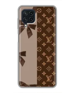 Чехол для Samsung Galaxy A22 с картинкой «Louis Vuitton — банты»
