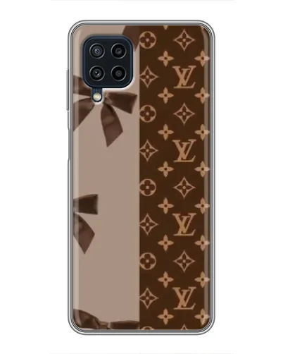 Чехол для Samsung Galaxy A22 с картинкой «Louis Vuitton — банты»