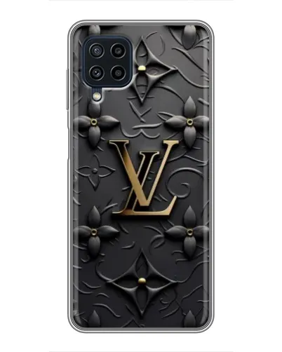 Чехол для Samsung Galaxy A22 с картинкой «Кожаная текстура LV»