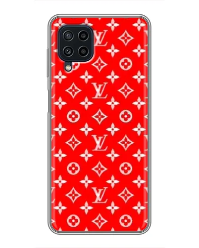 Чехол для Samsung Galaxy A22 с картинкой «Яркий паттерн LV»