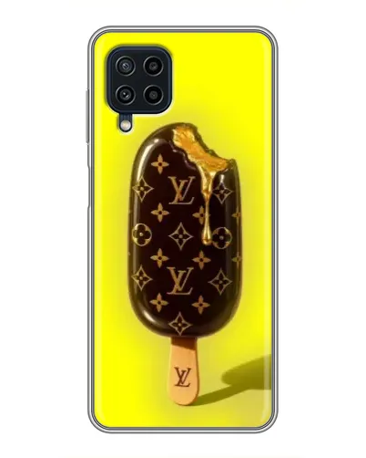 Чехол для Samsung Galaxy A22 с картинкой «Мороженое от LV»
