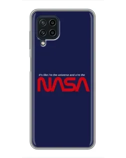 Чехол для Samsung Galaxy A22 с картинкой «NASA — глубокий космос»