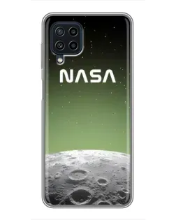 Чехол для Samsung Galaxy A22 с картинкой «NASA — лунный градиент»