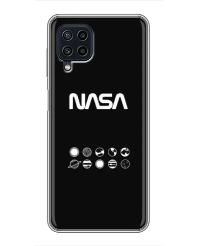Чехол для Samsung Galaxy A22 с картинкой «NASA — технический принт» Чехол для Samsung Galaxy A22 с картинкой «NASA — технический принт»
