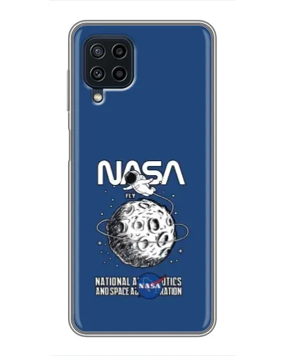 Чехол для Samsung Galaxy A22 с картинкой «NASA — лунная миссия» Чехол для Samsung Galaxy A22 с картинкой «NASA — лунная миссия»
