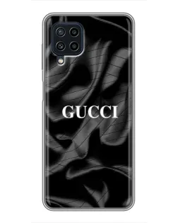 Чехол для Samsung Galaxy A22 с картинкой «Gucci — шелковые волны» Чехол для Samsung Galaxy A22 с картинкой «Gucci — шелковые волны»