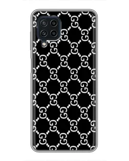 Чехол для Samsung Galaxy A22 с картинкой «Gucci — сетчатый паттерн»