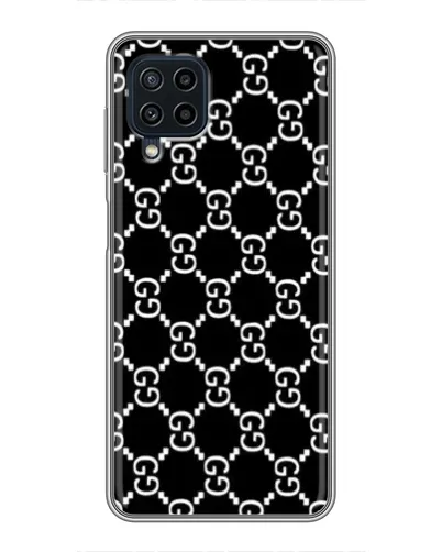Чехол для Samsung Galaxy A22 с картинкой «Gucci — сетчатый паттерн»
