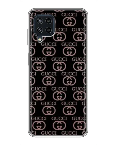 Чехол для Samsung Galaxy A22 с картинкой «Классическая монограмма Gucci»