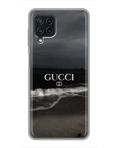 Чехол для Samsung Galaxy A22 с картинкой «Gucci — морской прибой»