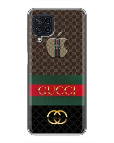 Чехол для Samsung Galaxy A22 с картинкой «Gucci — брендированный десерт»