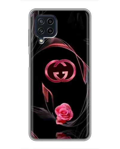 Чехол для Samsung Galaxy A22 с картинкой «Gucci — неоновая роза»