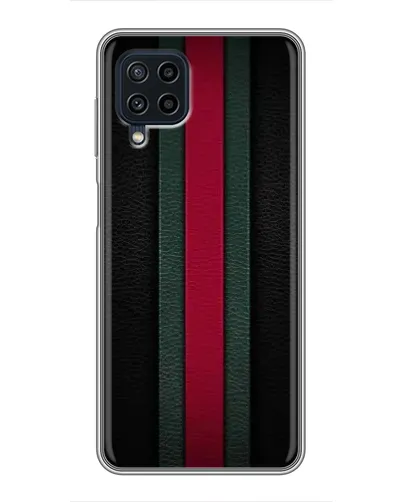 Чехол для Samsung Galaxy A22 с картинкой «Gucci — неоновая линия»