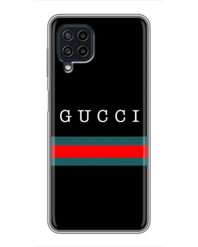 Чехол для Samsung Galaxy A22 с картинкой «Gucci — красный пояс»