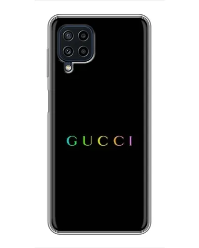 Чехол для Samsung Galaxy A22 с картинкой «Gucci — неоновый минимализм» Чехол для Samsung Galaxy A22 с картинкой «Gucci — неоновый минимализм»