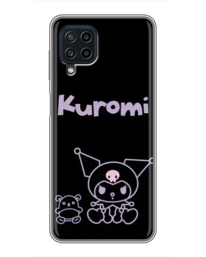 Чехол для Samsung Galaxy A22 с картинкой «Kuromi — черный минимализм» Чехол для Samsung Galaxy A22 с картинкой «Kuromi — черный минимализм»