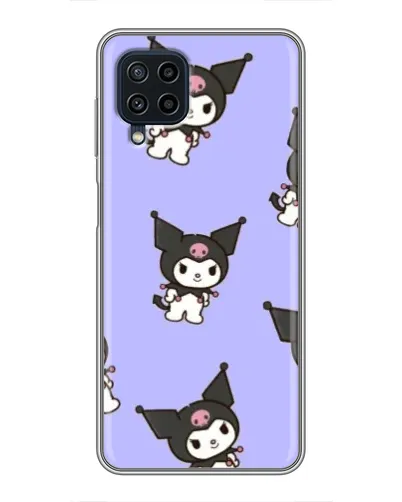 Чехол для Samsung Galaxy A22 с картинкой «Паттерн с Kuromi» Чехол для Samsung Galaxy A22 с картинкой «Паттерн с Kuromi»