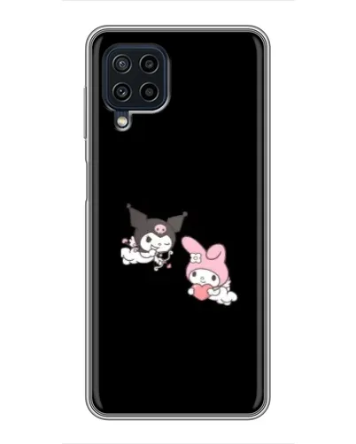 Чехол для Samsung Galaxy A22 с картинкой «My Melody и Kuromi» Чехол для Samsung Galaxy A22 с картинкой «My Melody и Kuromi»