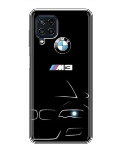 Чехол для Samsung Galaxy A22 с картинкой «Минималистичный принт BMW M3»