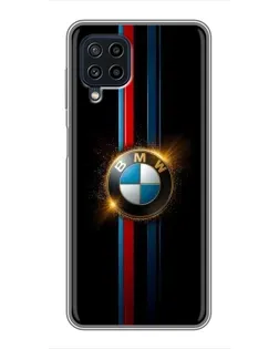 Чехол для Samsung Galaxy A22 с картинкой «BMW M-Power неон»