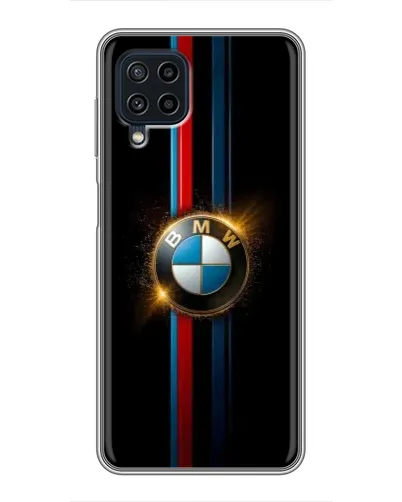 Чехол для Samsung Galaxy A22 с картинкой «BMW M-Power неон»