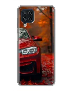 Чехол для Samsung Galaxy A22 с картинкой «Осенняя BMW M4»