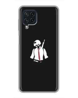 Чехол для Samsung Galaxy A22 с картинкой «PUBG — силуэт воина» Чехол для Samsung Galaxy A22 с картинкой «PUBG — силуэт воина»