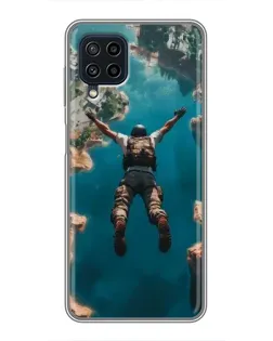 Чехол для Samsung Galaxy A22 с картинкой «PUBG — свободное падение» Чехол для Samsung Galaxy A22 с картинкой «PUBG — свободное падение»
