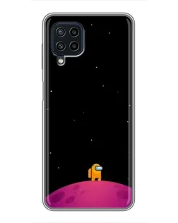 Чехол для Samsung Galaxy A22 с картинкой «Одинокий герой на планете» Чехол для Samsung Galaxy A22 с картинкой «Одинокий герой на планете»