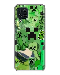 Чехол для Samsung Galaxy A22 с картинкой «Криперы Minecraft» Чехол для Samsung Galaxy A22 с картинкой «Криперы Minecraft»
