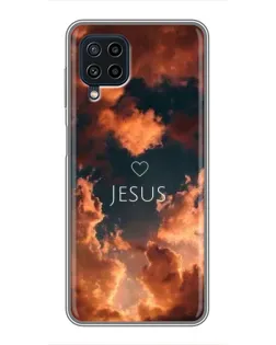 Чехол для Samsung Galaxy A22 с картинкой «Сияние Имени Jesus» Чехол для Samsung Galaxy A22 с картинкой «Сияние Имени Jesus»