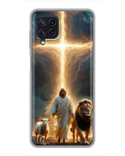 Чехол для Samsung Galaxy A22 с картинкой «Лев Иуды и Свет»