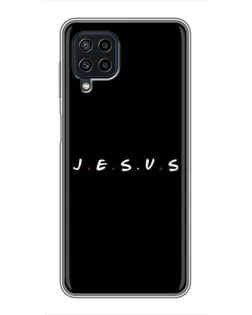 Чехол для Samsung Galaxy A22 с картинкой «Точки веры J.E.S.U.S.»