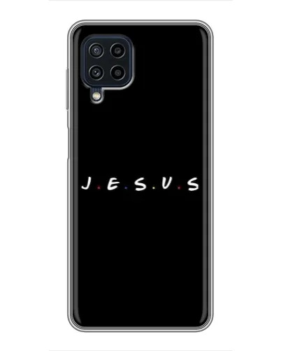 Чехол для Samsung Galaxy A22 с картинкой «Точки веры J.E.S.U.S.»