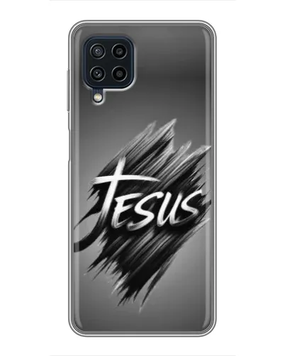 Чехол для Samsung Galaxy A22 с картинкой «Надпись Jesus Graffiti»