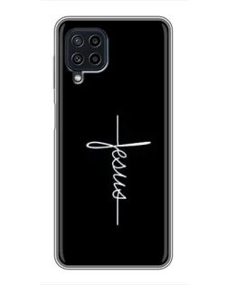 Чехол для Samsung Galaxy A22 с картинкой «Тонкая линия веры»