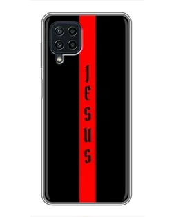 Чехол для Samsung Galaxy A22 с картинкой «Красная линия веры»