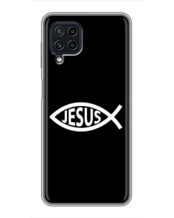 Чехол для Samsung Galaxy A22 с картинкой «Классический Jesus»