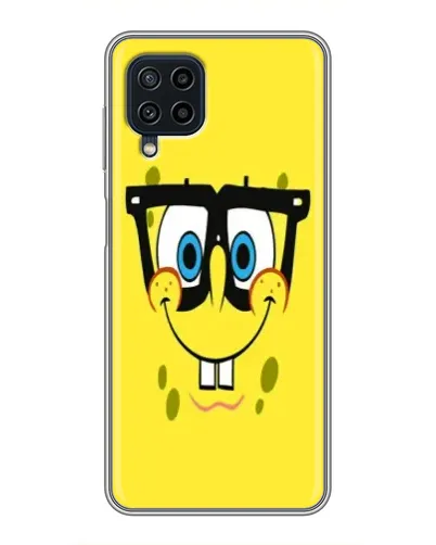 Чехол для Samsung Galaxy A22 с картинкой «Минималистичный Спанч Боб» Чехол для Samsung Galaxy A22 с картинкой «Минималистичный Спанч Боб»