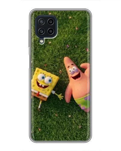 Чехол для Samsung Galaxy A22 с картинкой «Друзья на лужайке» Чехол для Samsung Galaxy A22 с картинкой «Друзья на лужайке»