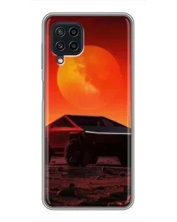 Чехол для Samsung Galaxy A22 с картинкой «Cybertruck на Марсе» Чехол для Samsung Galaxy A22 с картинкой «Cybertruck на Марсе»