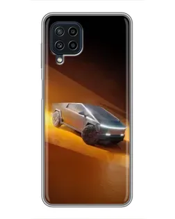 Чехол для Samsung Galaxy A22 с картинкой «Cybertruck в пустыне» Чехол для Samsung Galaxy A22 с картинкой «Cybertruck в пустыне»