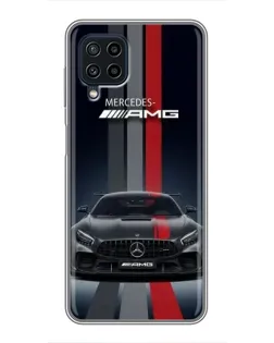 Чехол для Samsung Galaxy A22 с картинкой «Mercedes — белый карбон» Чехол для Samsung Galaxy A22 с картинкой «Mercedes — белый карбон»
