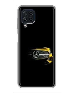 Чехол для Samsung Galaxy A22 с картинкой «Mercedes — ретро стиль»