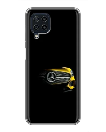 Чехол для Samsung Galaxy A22 с картинкой «Mercedes — ретро стиль»