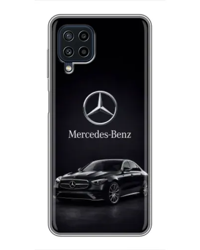 Чехол для Samsung Galaxy A22 с картинкой «Mercedes — решетка радиатора»