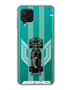 Чехол для Samsung Galaxy A22 с картинкой «Mercedes AMG Petronas»